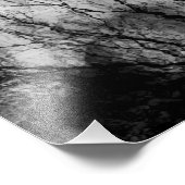 Reflecties op water foto afdruk (Hoek)