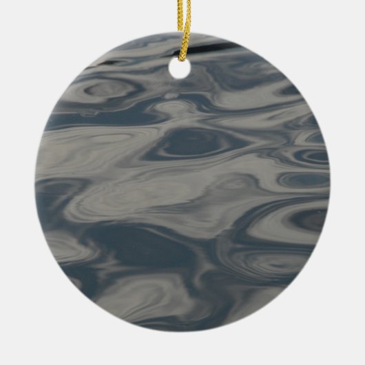 Reflecties op water keramisch ornament (Voorkant)