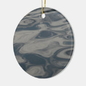 Reflecties op water keramisch ornament (Links)