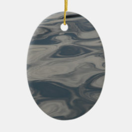 Reflecties op water keramisch ornament