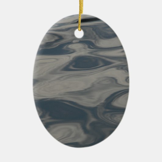 Reflecties op water keramisch ornament (Voorkant)