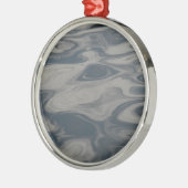 Reflecties op water metalen ornament (Links)