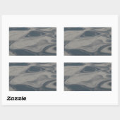 Reflecties op water rechthoekige sticker (Vel)