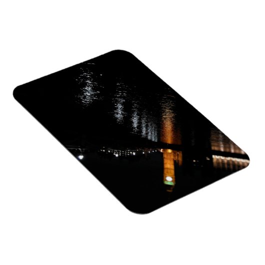 Reflecties over Big Ben - London Magnet Magneet (Rechterzijde)