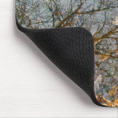 Reflecties over de herfst van Mousepad Muismat (Hoek)