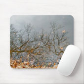 Reflecties over de herfst van Mousepad Muismat (Met muis)