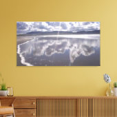 Reflecties over Irish Beach Canvas Afdruk (Insitu (Woonkamer))