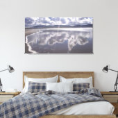 Reflecties over Irish Beach Canvas Afdruk (Insitu (Slaapkamer))