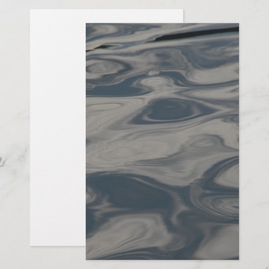 Reflecties over water briefpapier (Voorkant / Achterkant)