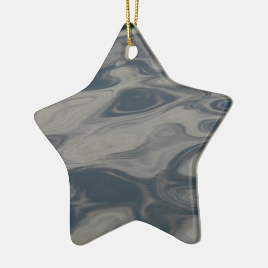 Reflecties over water keramisch ornament (Links)