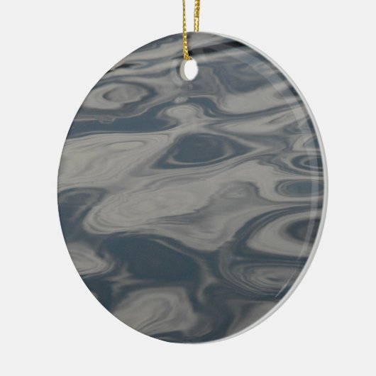 Reflecties over water keramisch ornament (Links)