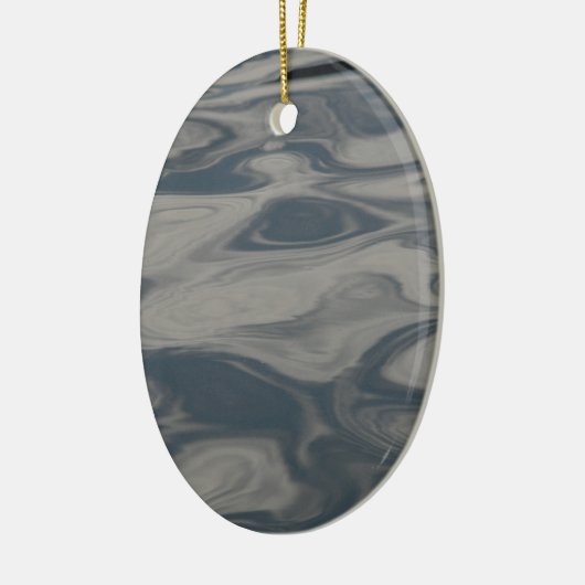 Reflecties over water keramisch ornament (Links)