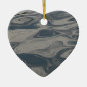 Reflecties over water keramisch ornament (Voorkant)