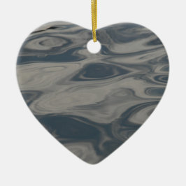 Reflecties over water keramisch ornament