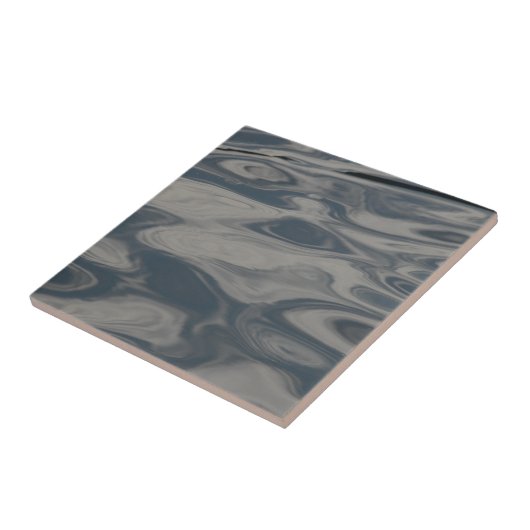 Reflecties over water tegeltje (Zijkant)