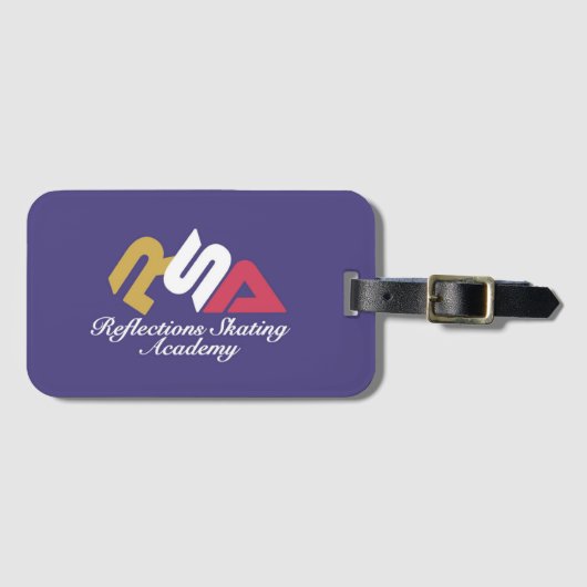 Reflecties Skating Academy Bagagelabel (Voorkant (horizontaal))