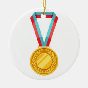 Reflecties Skating Academy kerstversiering Keramisch Ornament