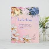 Reflecties Titel Pagina Aangepast papier (Staand voorkant)