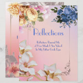 Reflecties Titel Pagina Aangepast papier (Voorkant / Achterkant)