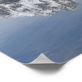 Reflecties uit de bergen (Grand Tetons) Poster (Hoek)