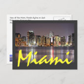 Reflecties uit Miami, Florida, de Magic City Briefkaart (Voorkant / Achterkant)