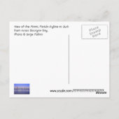 Reflecties uit Miami, Florida, de Magic City Briefkaart (Achterkant)