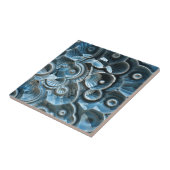 Reflecties van A Fractal Fossil Tegeltje (Zijkant)