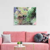 *Reflecties van Azalia Garden Wrapped Canvas Afdruk (Insitu (Woonkamer))