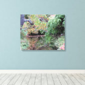 *Reflecties van Azalia Garden Wrapped Canvas Afdruk (Insitu (Houten vloer))