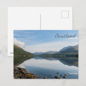 Reflecties van bergen in Loch Creran - Schotland Briefkaart (Voorkant / Achterkant)