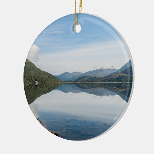 Reflecties van bergen in Loch Creran - Schotland Keramisch Ornament (Links)