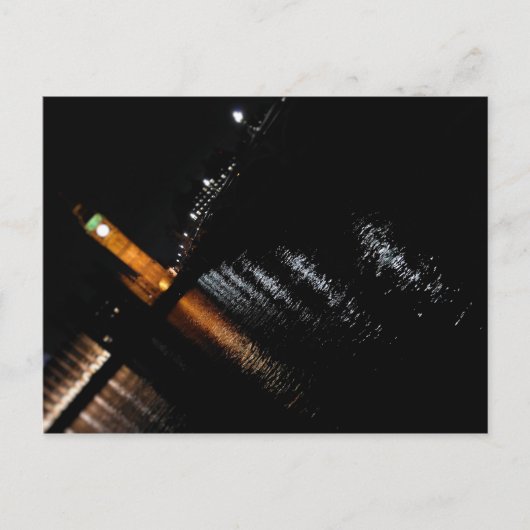 Reflecties van Big Ben - London Briefkaart (Voorkant)