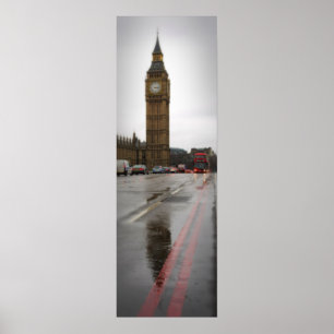 Reflecties van Big Ben - London Poster