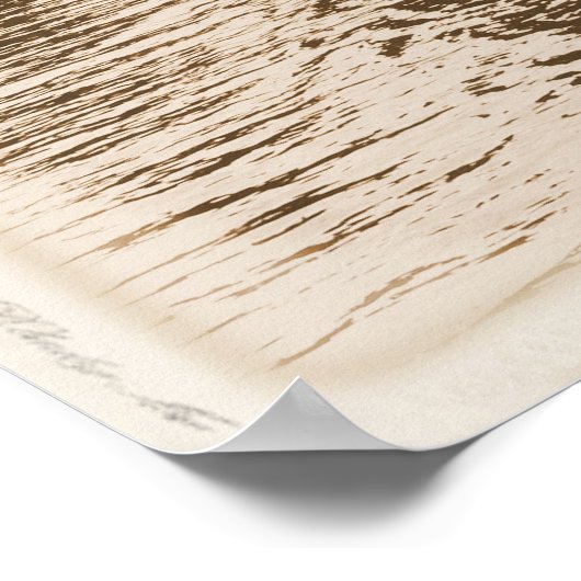 Reflecties van Big Ben Poster (Hoek)