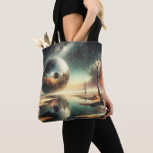 Reflecties van chaos tote bag (Dichtbij)