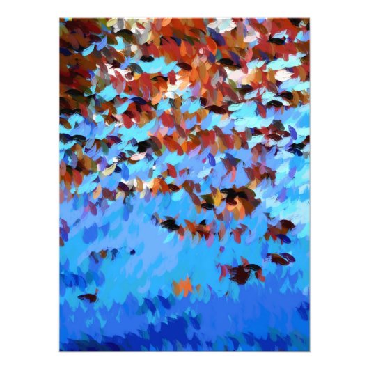 REFLECTIES VAN DE BEHANDELING VAN HET RIVIERWATER FOTO AFDRUK (Voorkant)