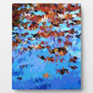 REFLECTIES VAN DE BEHANDELING VAN HET RIVIERWATER FOTOPLAAT