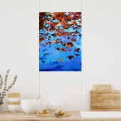 REFLECTIES VAN DE BEHANDELING VAN HET RIVIERWATER POSTER (Keuken)