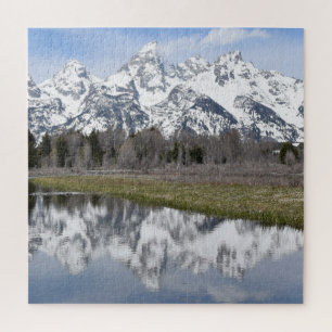 Reflecties van de Grand Tetons - 20x20 - 676 stuks Legpuzzel