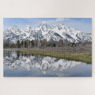 Reflecties van de Grand Tetons - 20x30 - 1014 pcs Legpuzzel