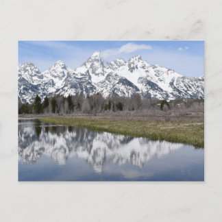 Reflecties van de Grote Tetons Briefkaart
