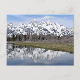 Reflecties van de Grote Tetons Briefkaart