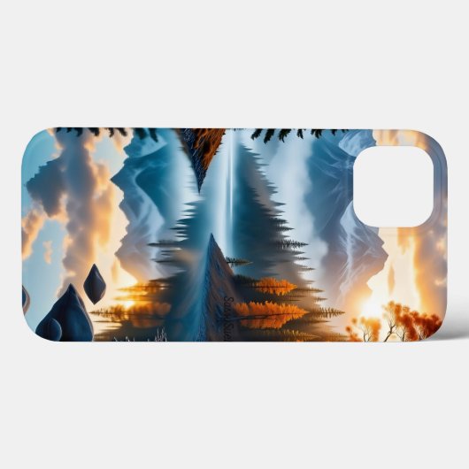 reflecties van de natuur Case-Mate iPhone case (Achterkant (horizontaal))