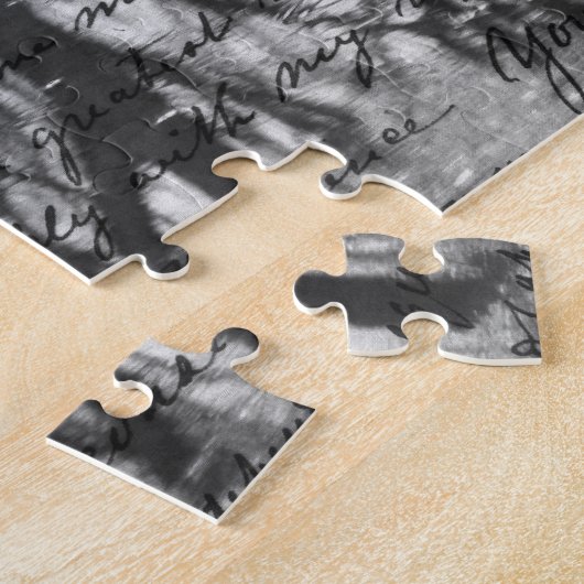 Reflecties van de rij legpuzzel (Zijkant)