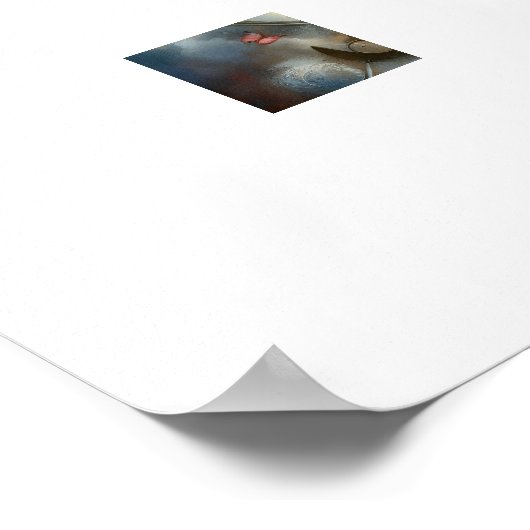 Reflecties van de waarheid – Surreal Mirror Poster (Hoek)