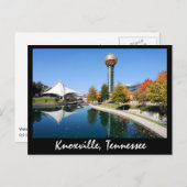 Reflecties van de zon in de herfst briefkaart (Voorkant / Achterkant)