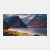 Reflecties van de zonsondergang bureaumat (Voorkant)