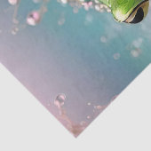 Reflecties van een boomkikker fractale kunst, tissuepapier (Detail)