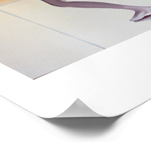 Reflecties van een danser #3 poster (Hoek)