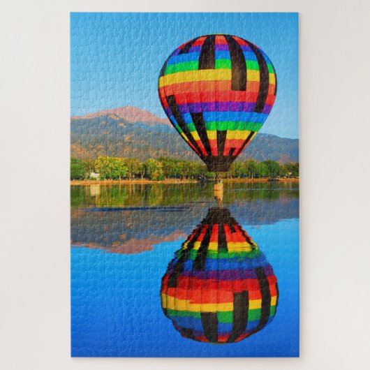 Reflecties van een luchtballon legpuzzel (Verticaal)